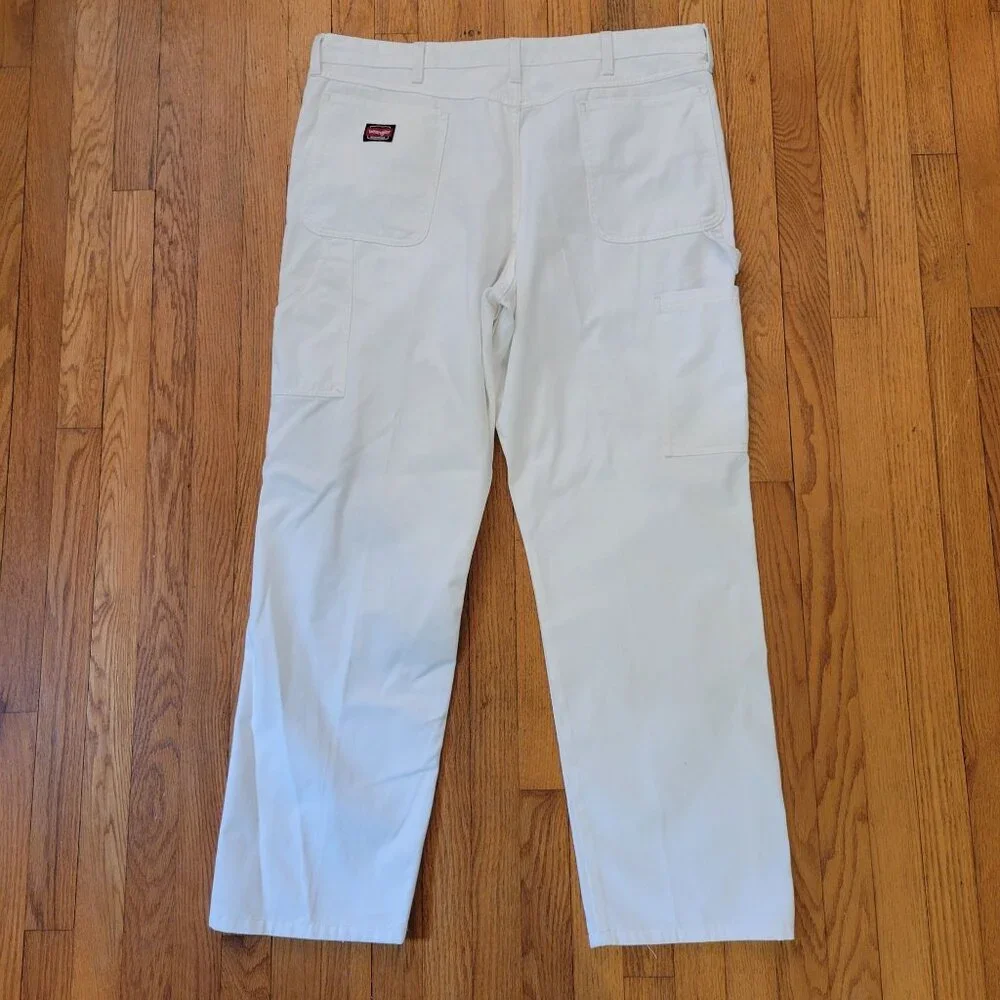 Wrangler Workwear White 40x32 Carpenter Pants Painter Construction Jean Denim Ca